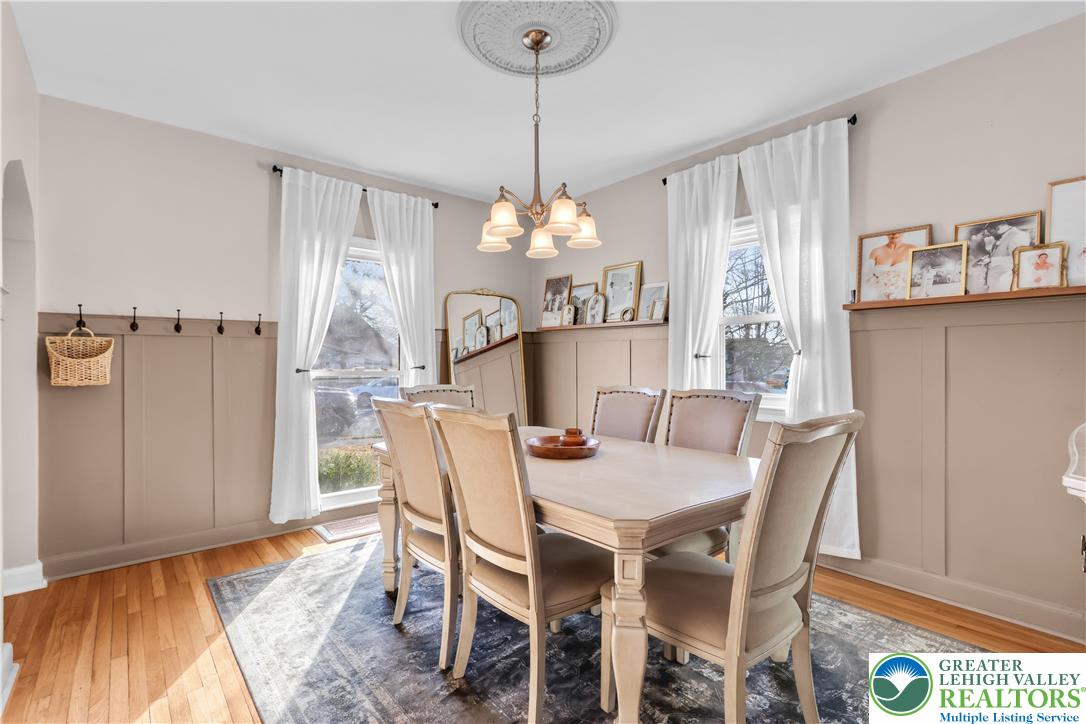 2145 Henderson Street Bethlehem, PA 18017 - Photo 16 of 42 a view of a dining room with furniture window and wooden floor