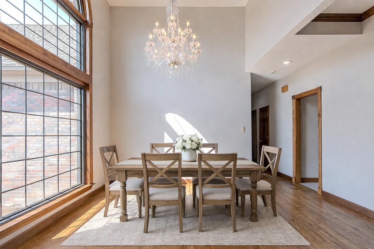 200 Grandview Circle Adamsville, TN 38310 - Photo 18 of 40 a view of a dining room with furniture window and wooden floor