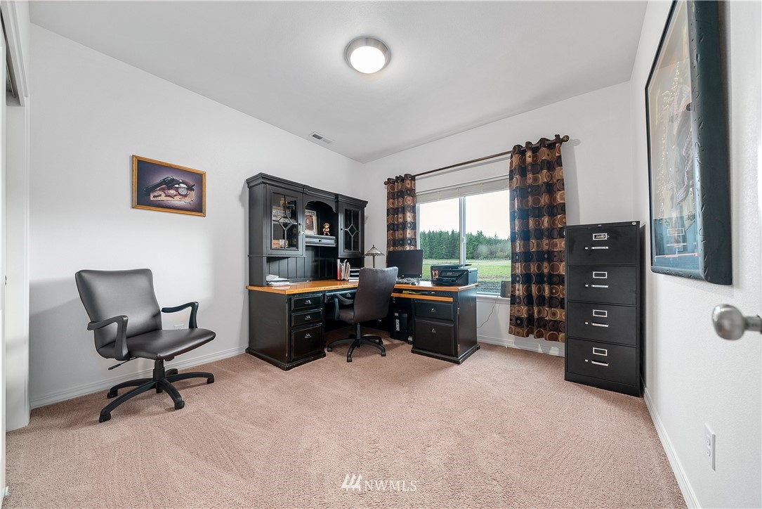 316 Pleasant Hill Road Chehalis, WA 98532 - Photo 23 of 30 a view of a workspace with furniture and a window
