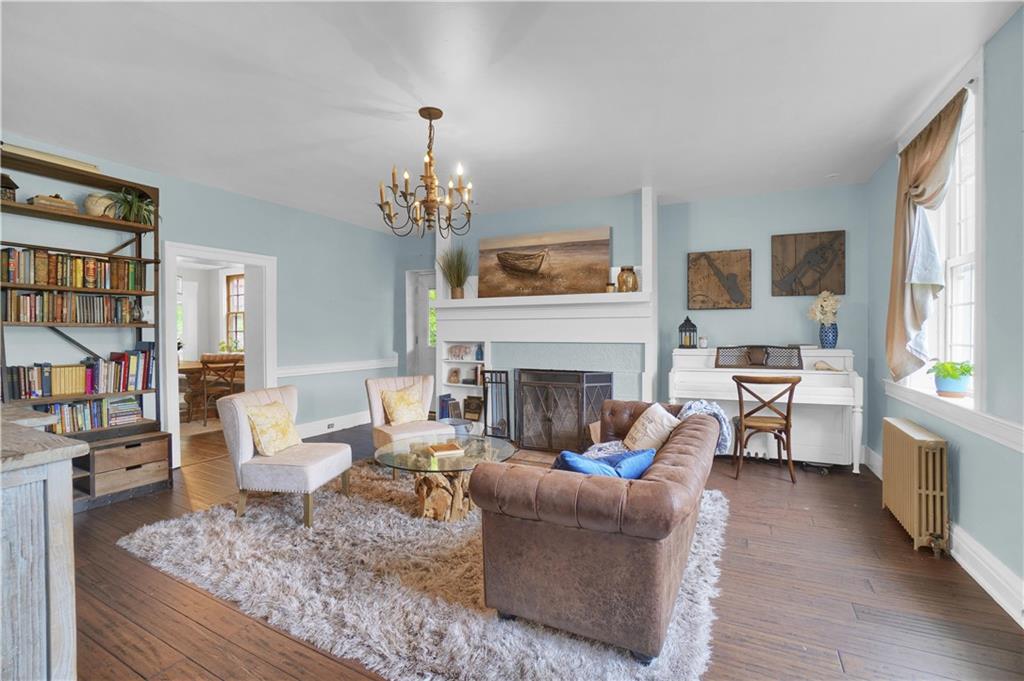 2560 Chapel Road Beaver, PA 15009 - Photo 6 of 25 a living room with furniture and a fireplace