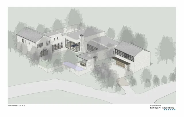 a black white and white photo of a living room