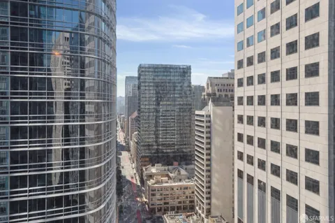 a front view of a building