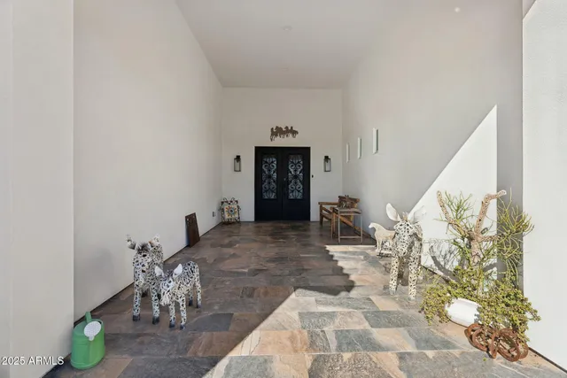 a view of a lake with a lawn