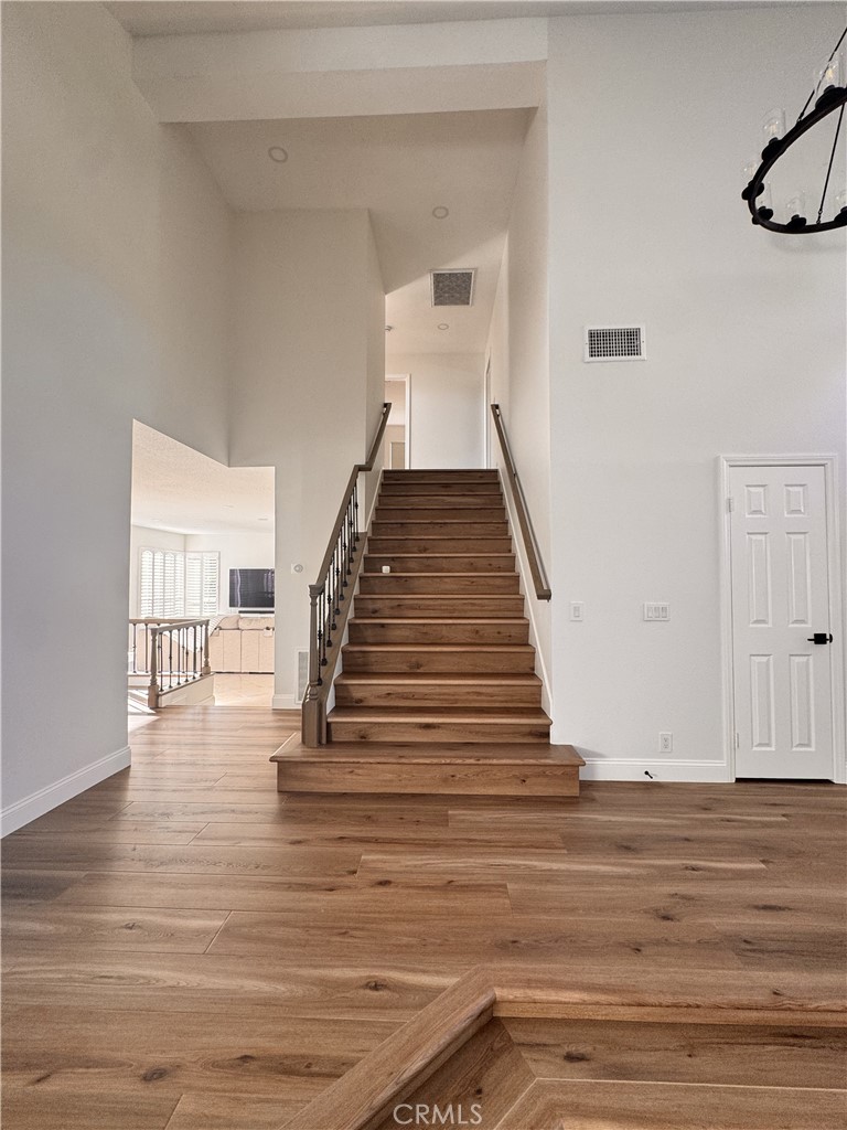 2008 Calle Francesca San Dimas, CA 91773 - Photo 12 of 25 a view of entryway and hall with wooden floor