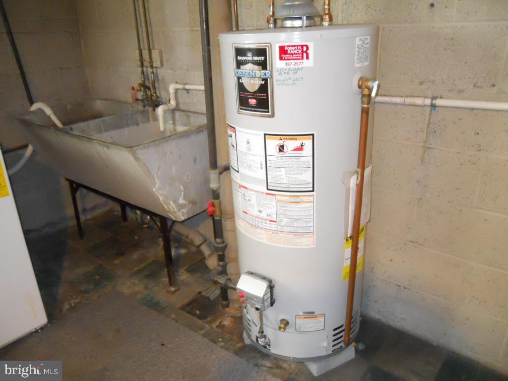909 Brighton Avenue Reading, PA 19606 - Photo 32 of 35 a bathroom with a sink and a mirror