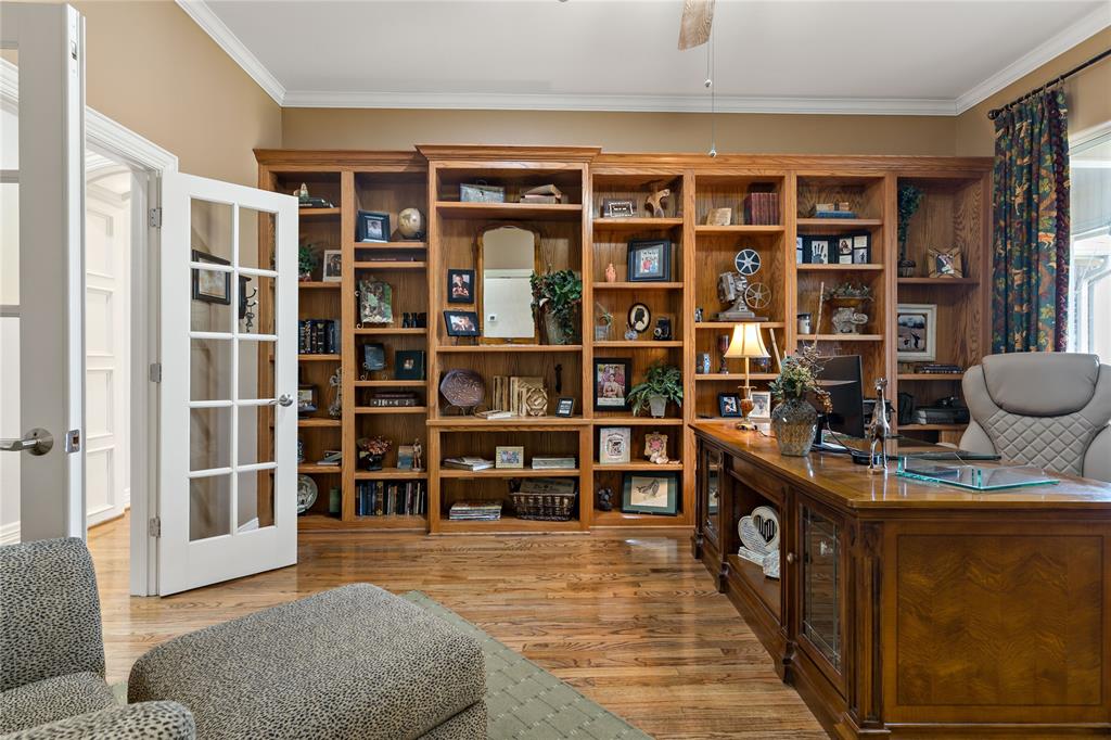 571 Hidden Lake Drive Powderly, TX 75473 - Photo 6 of 40 a view of living room with furniture and floor to ceiling window