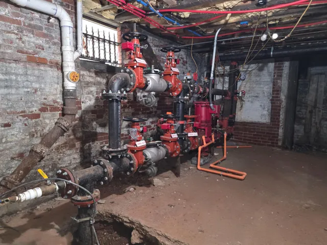 a view of retail shops