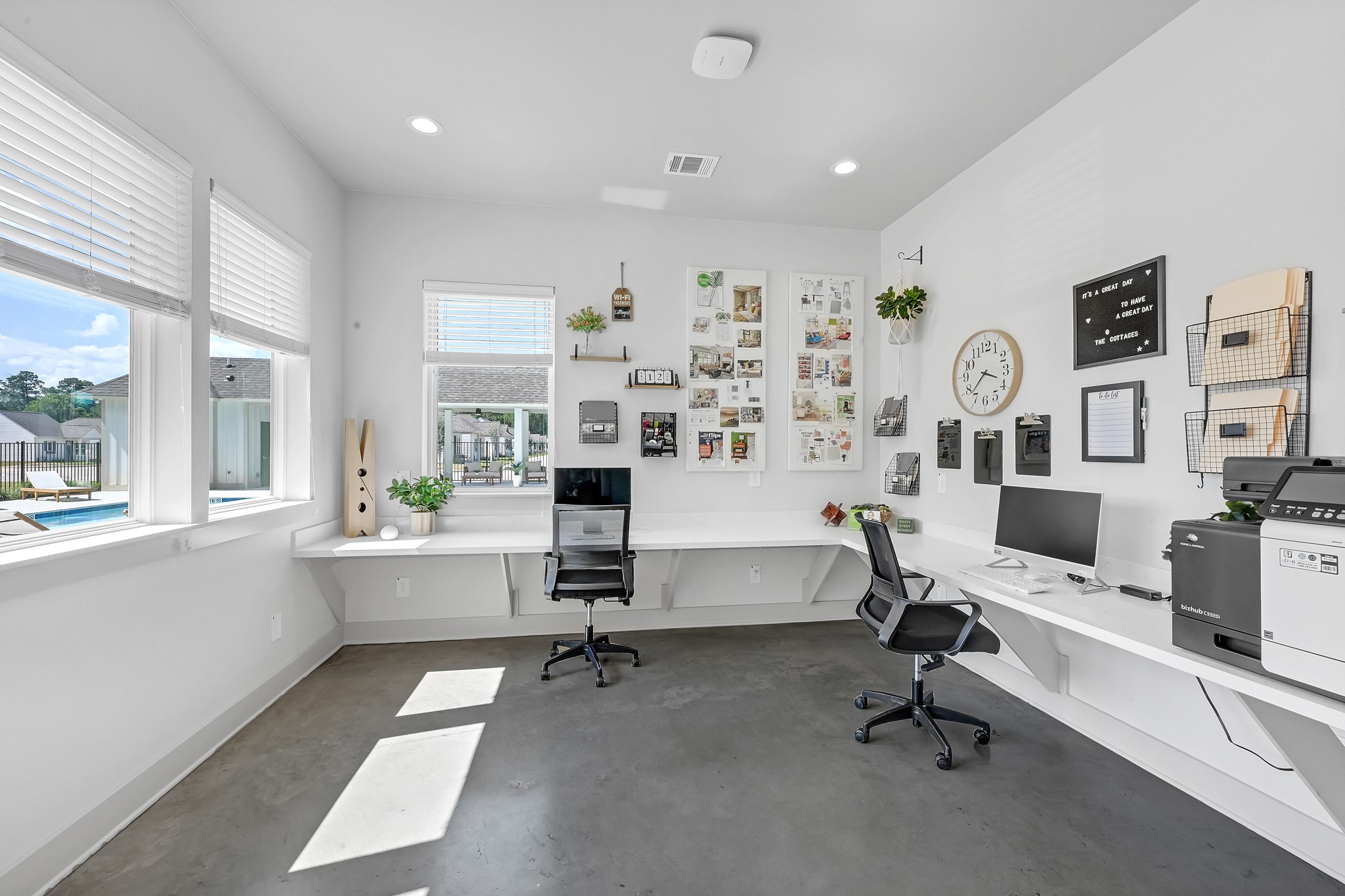33455 Buckshot Lane, Unit 67 Spring, TX 77382 - Photo 12 of 22 a view of a workspace with furniture and a window