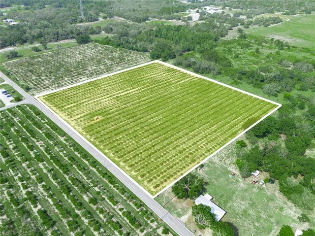 a view of a green field