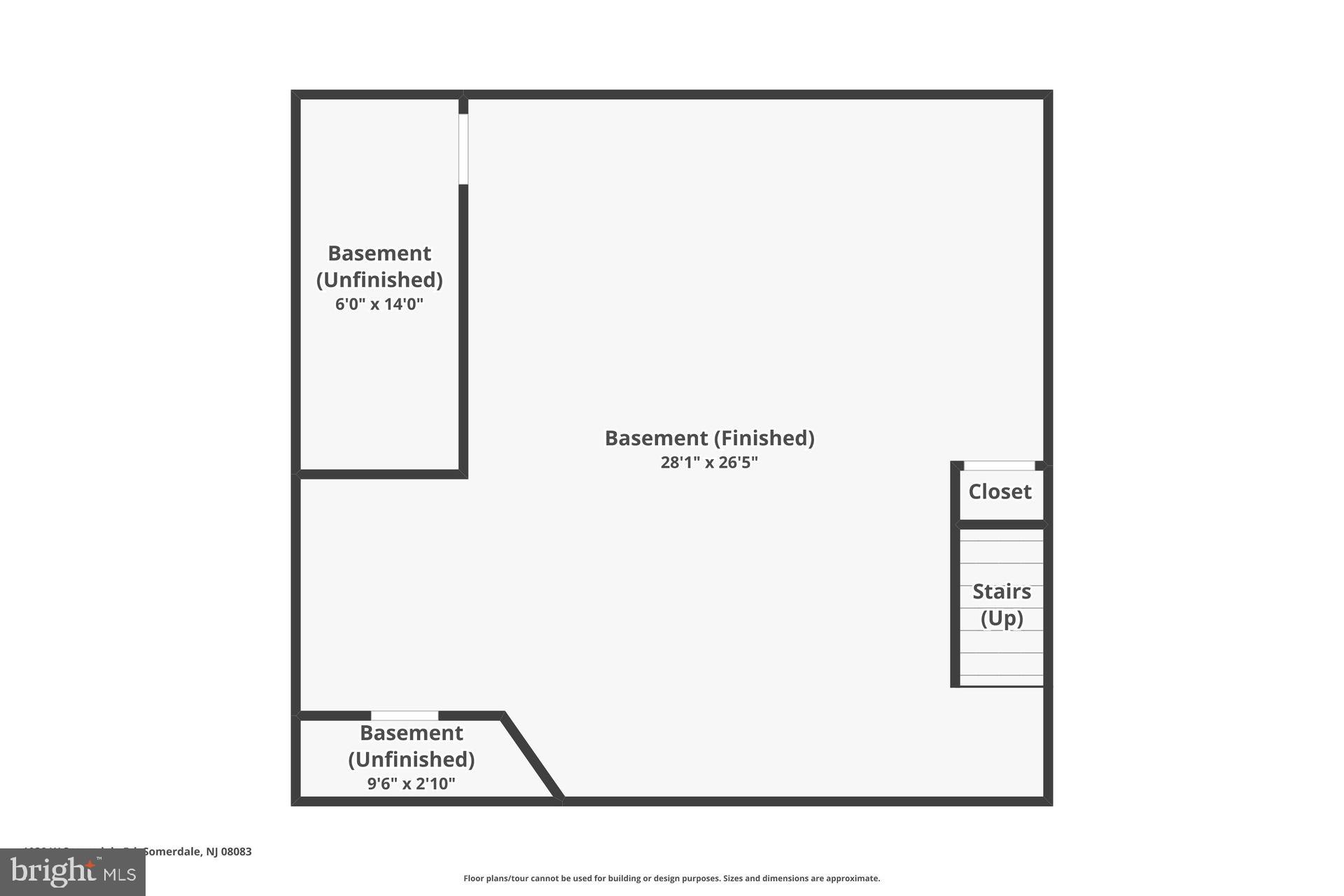 1030 West Somerdale Road Somerdale, NJ 08083 - Photo 38 of 38 Floor Plan: Basement