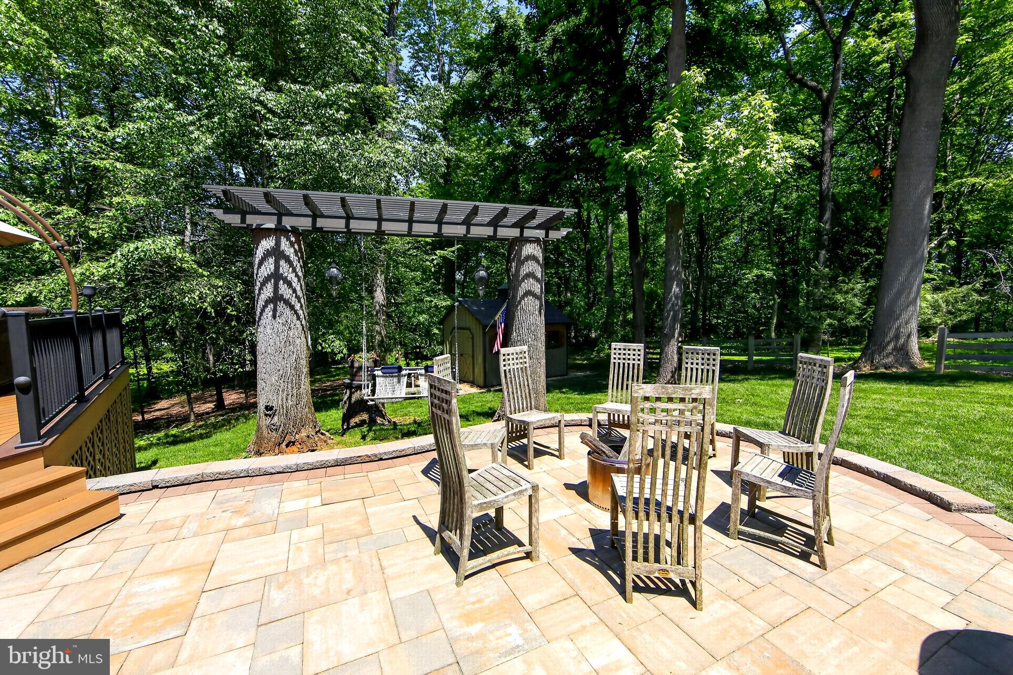 25 Oaktree Hollow Road, Unit R West Chester, PA 19382 - Photo 11 of 50 Paver Patio with Fire Pit and Gazebo