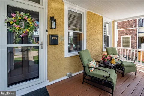 a outdoor living space with furniture