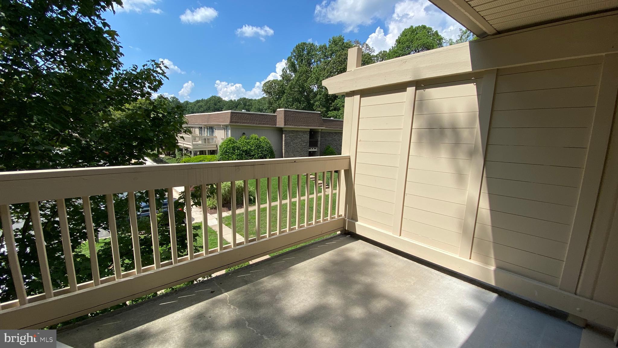 5766 Rexford Court, Unit Q Springfield, VA 22152 - Photo 19 of 29 JUST RIGHT SIZE BALCONY FOR AFTERNOON CHILL