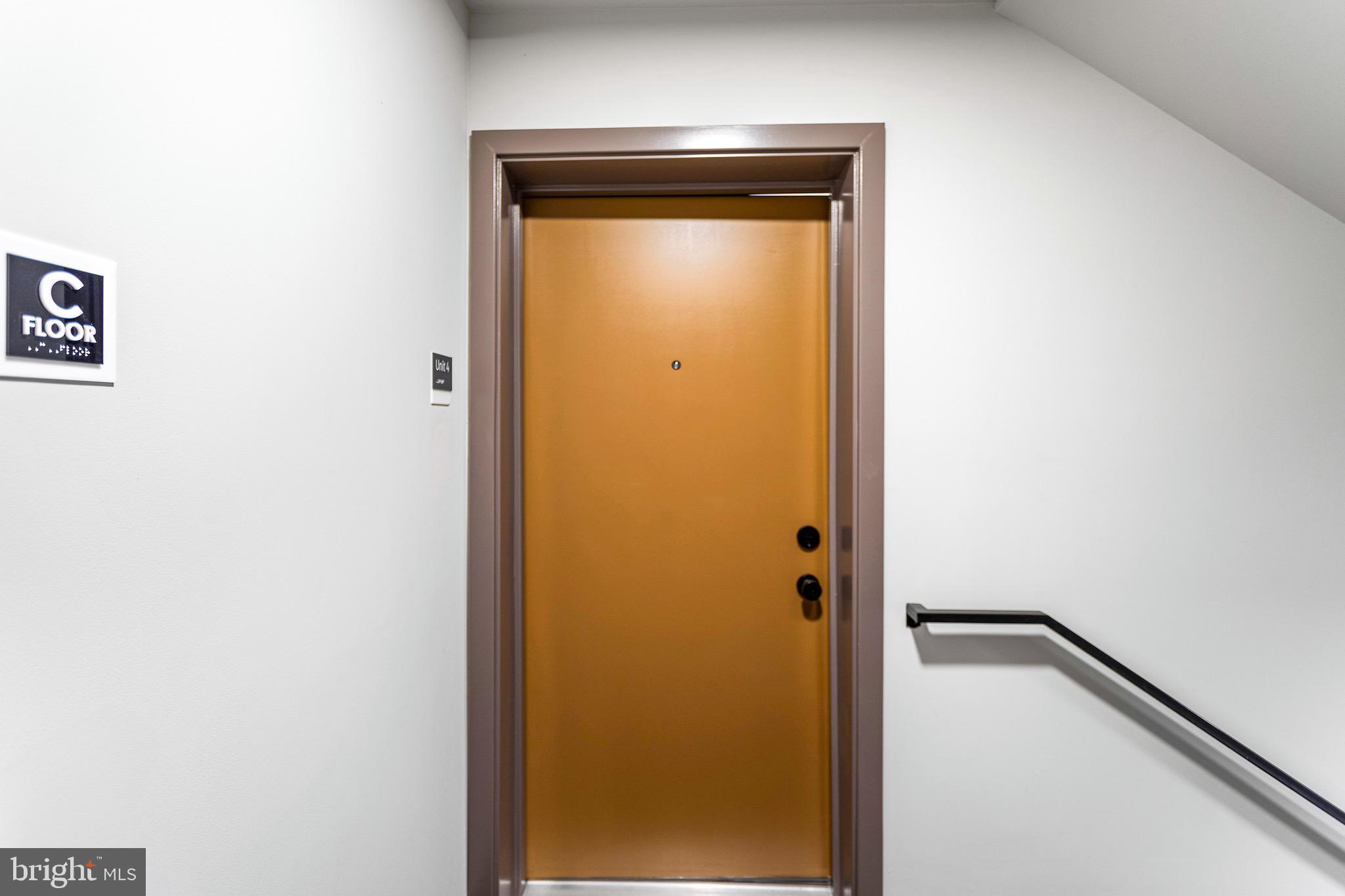 845 19th Street Northeast, Unit 4 Washington, DC 20002 - Photo 11 of 14 a bathroom with a shower and a door