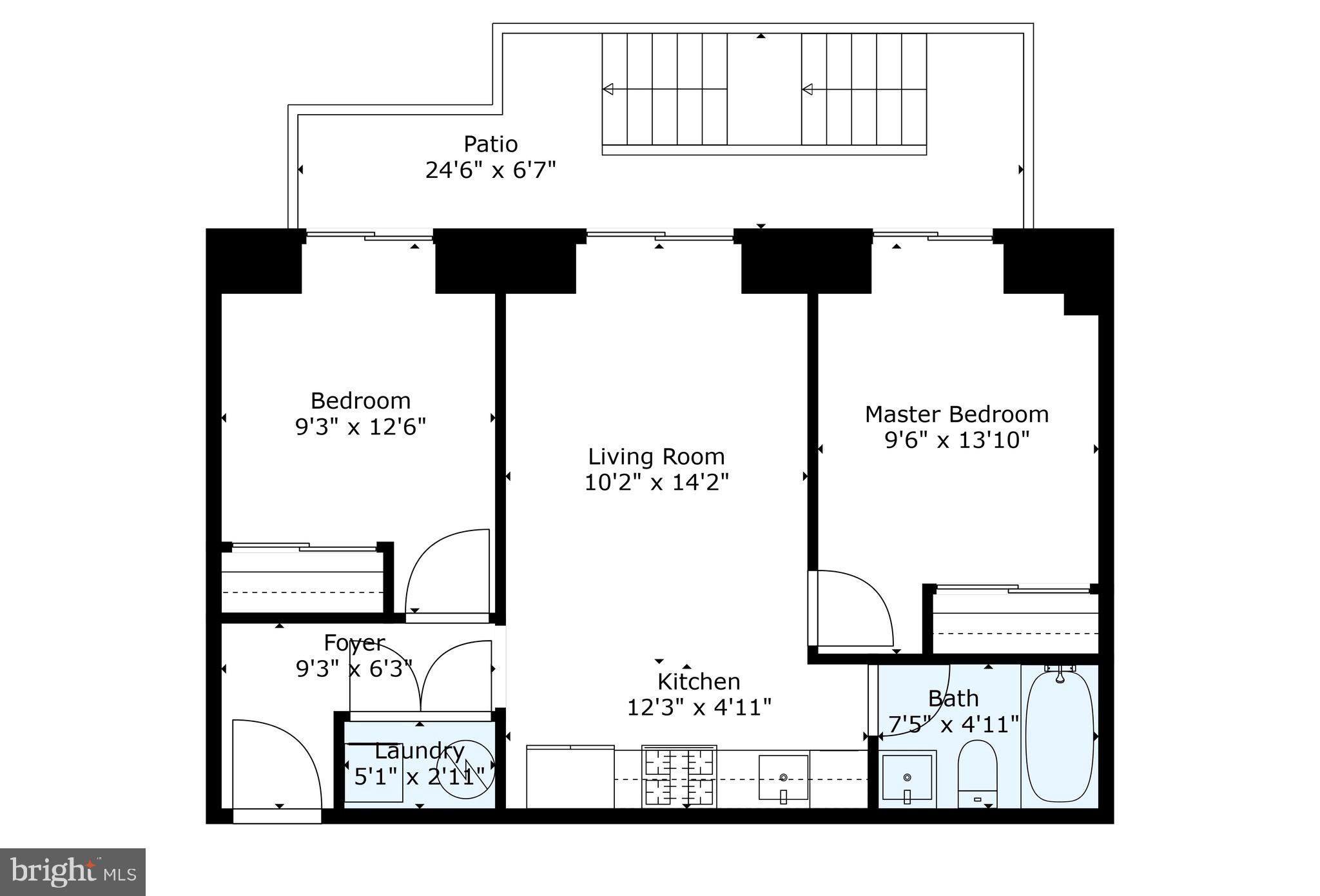 845 19th Street Northeast, Unit 4 Washington, DC 20002 - Photo 12 of 14 a picture of a bench in front of a wall
