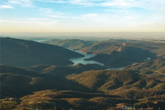 a view of lake and mountain