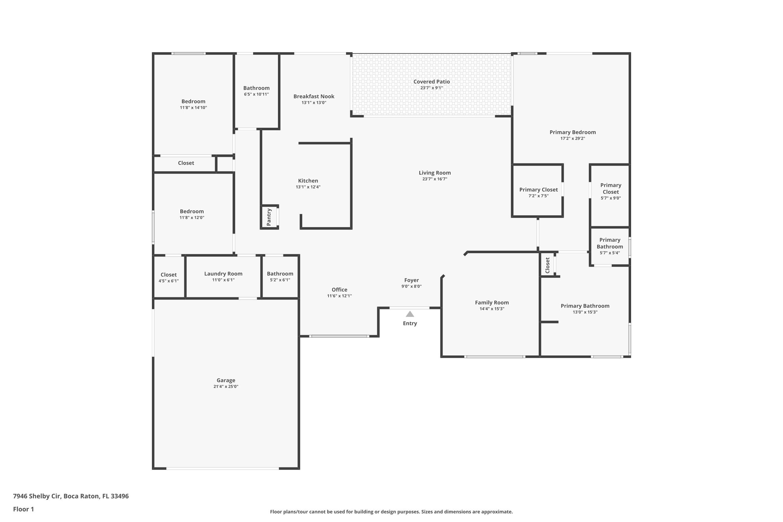7946 Shelby Circle Boca Raton, FL 33496 - Photo 22 of 22 floor plan