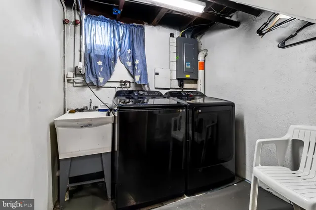 a room with storage and utility