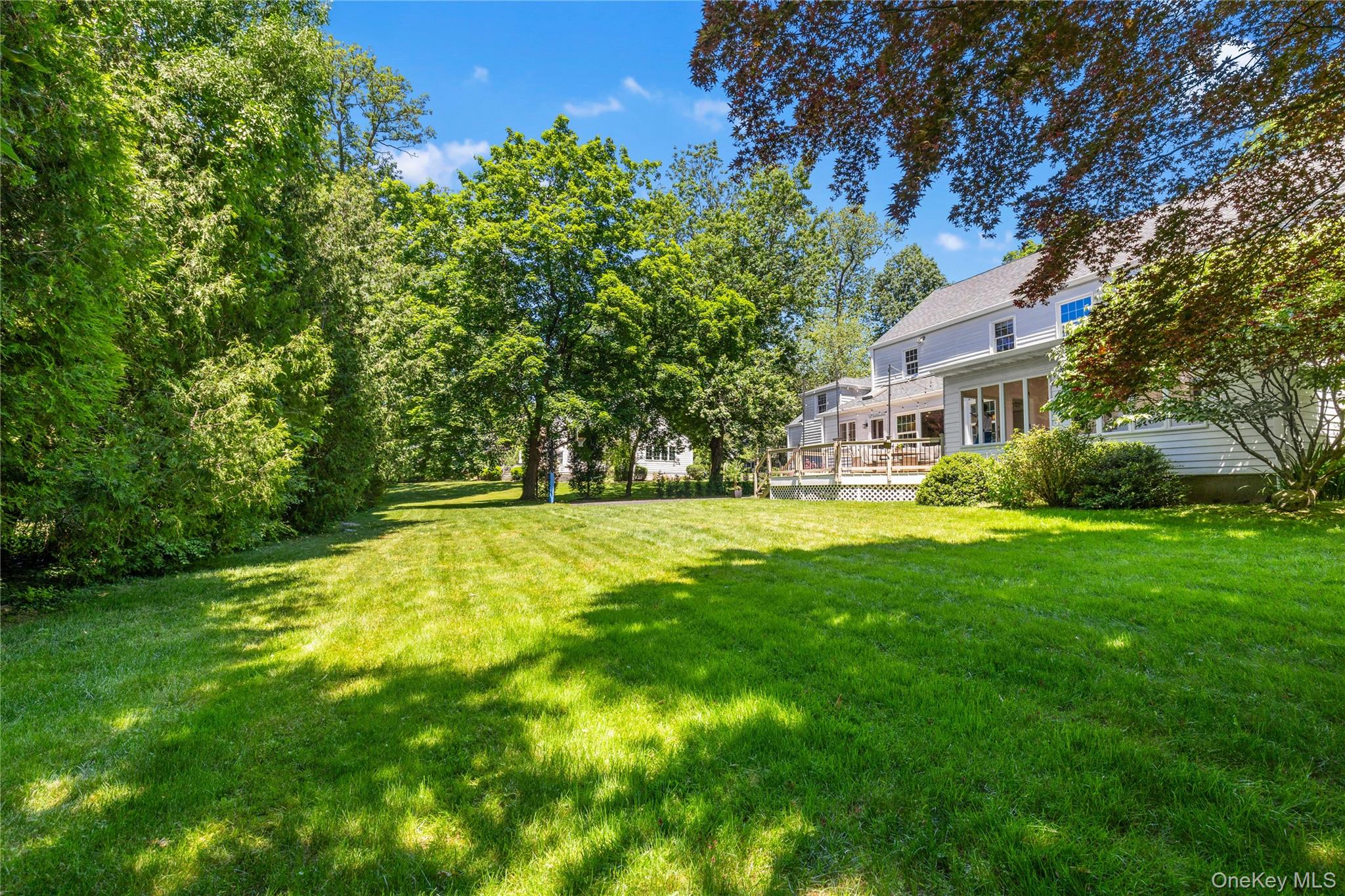 34 Sunny Ridge Road Harrison, NY 10528 - Photo 34 of 41 Level grass with mature shrubbery