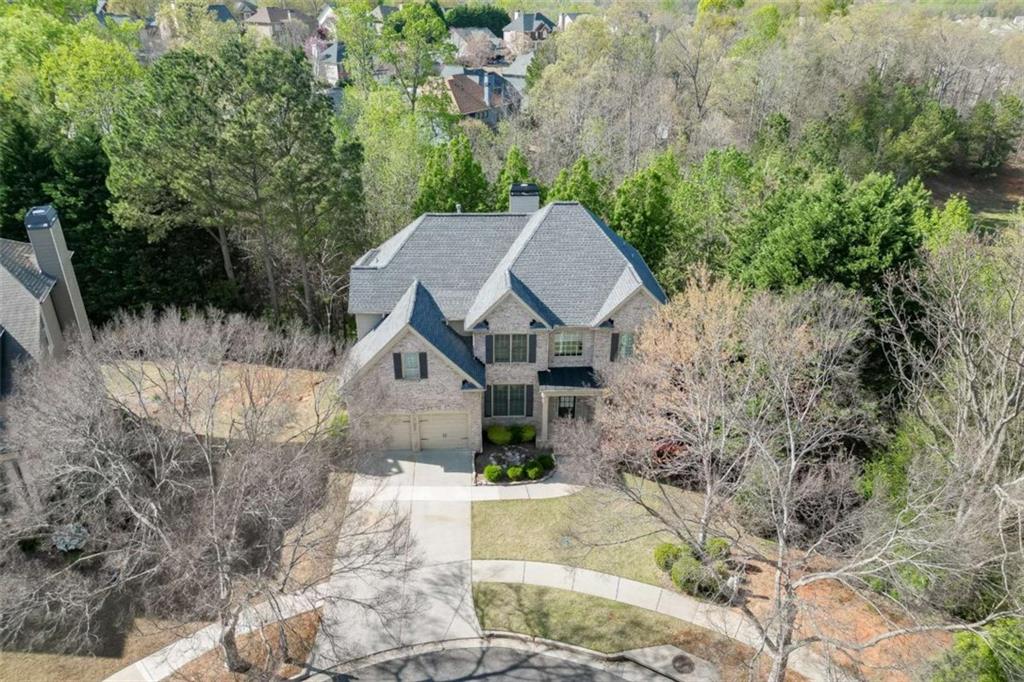 4880 Stone Moss Path Hoschton, GA 30548 - Photo 50 of 66 a aerial view of a house with a yard