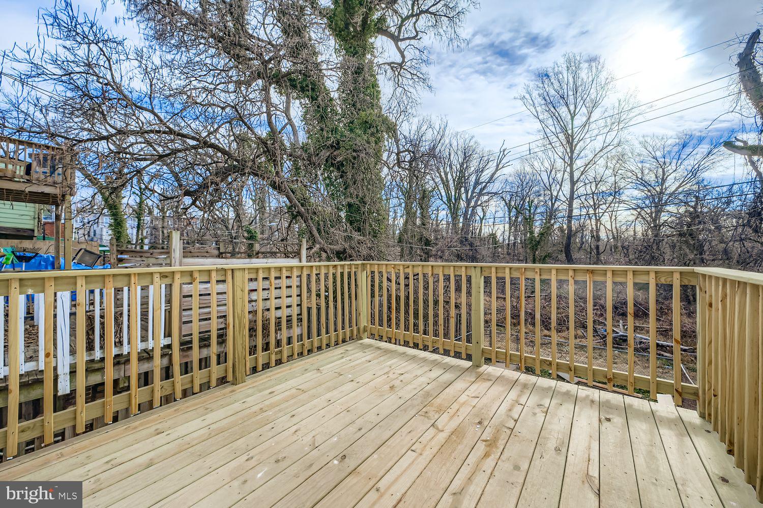 4119 Fairview Avenue Baltimore, MD 21216 - Photo 24 of 25 a view of wooden deck