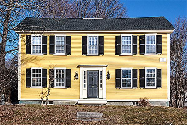 30 Cochituate Road Wayland, MA 01778 - Photo 30 of 30 a view of a brick house with a window