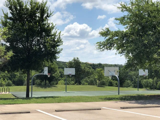 a view of a basketball court