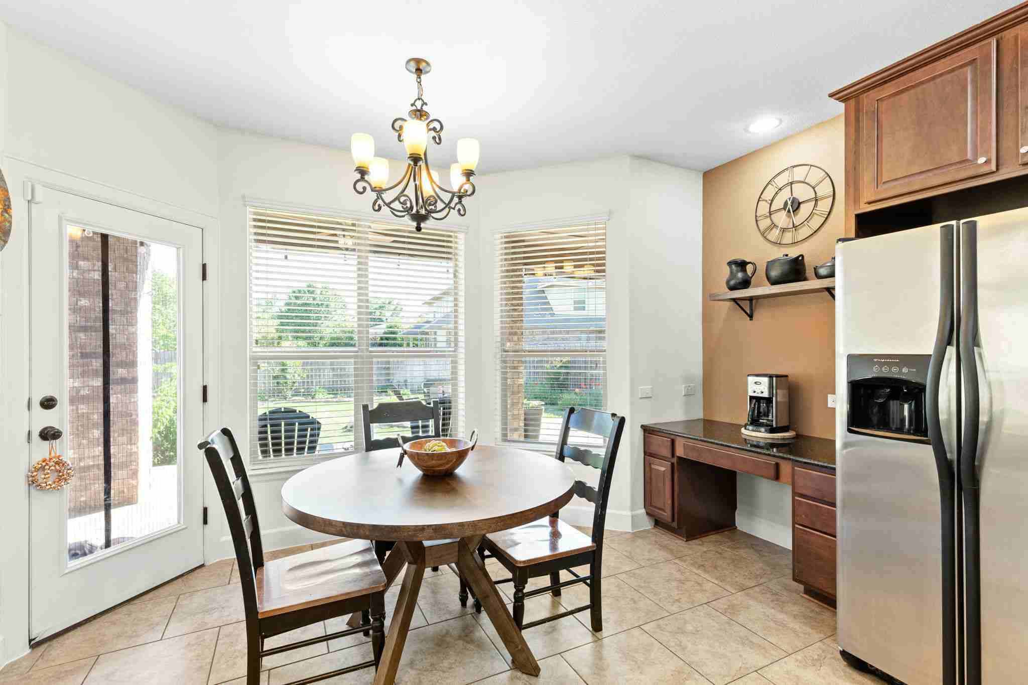 2525 Quick Fort Drive Leander, TX 78641 - Photo 15 of 39 a view of a dining room with furniture window and outside view