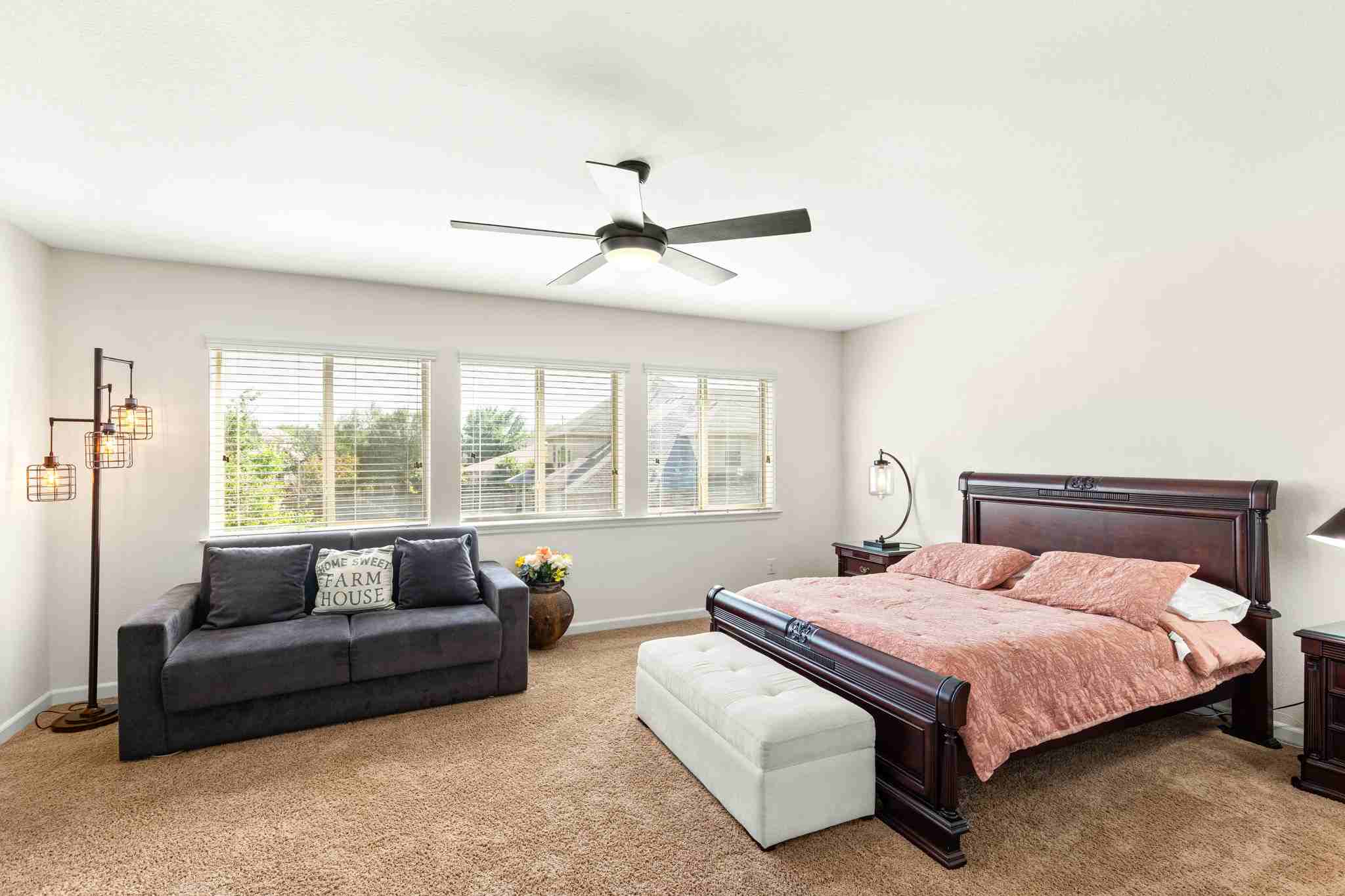 2525 Quick Fort Drive Leander, TX 78641 - Photo 24 of 39 a bedroom with furniture and a large window