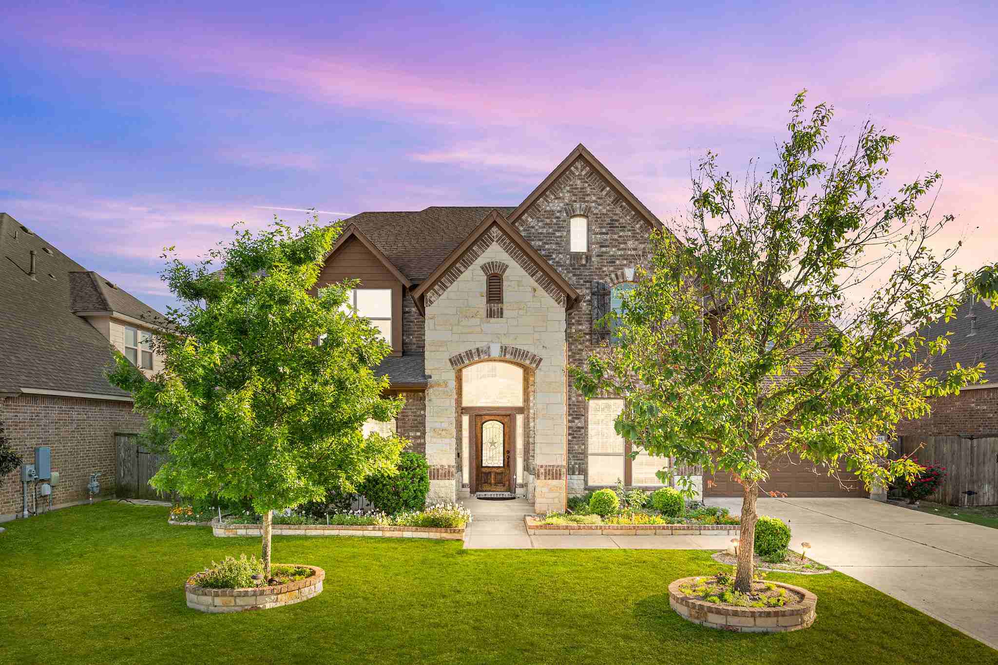 2525 Quick Fort Drive Leander, TX 78641 - Photo 38 of 39 a front view of a house with a yard