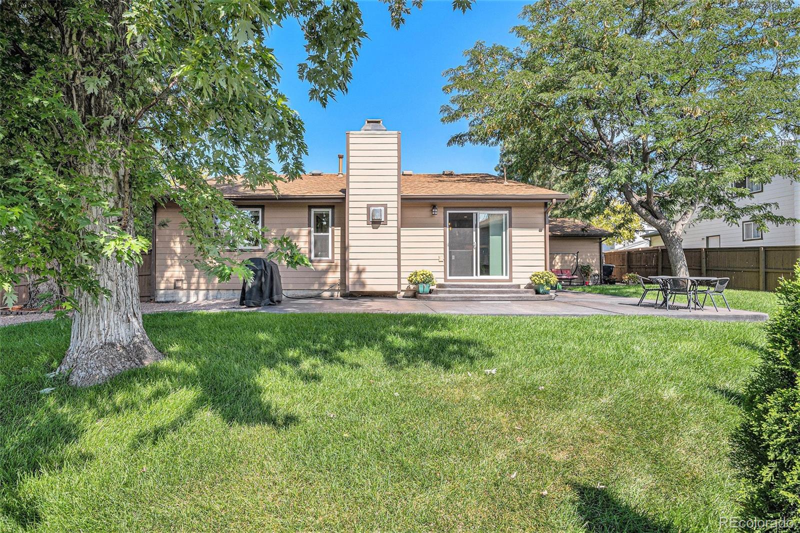 904 Fieldstone Place Highlands Ranch, CO 80126 - Photo 20 of 28 a front view of a house with a yard