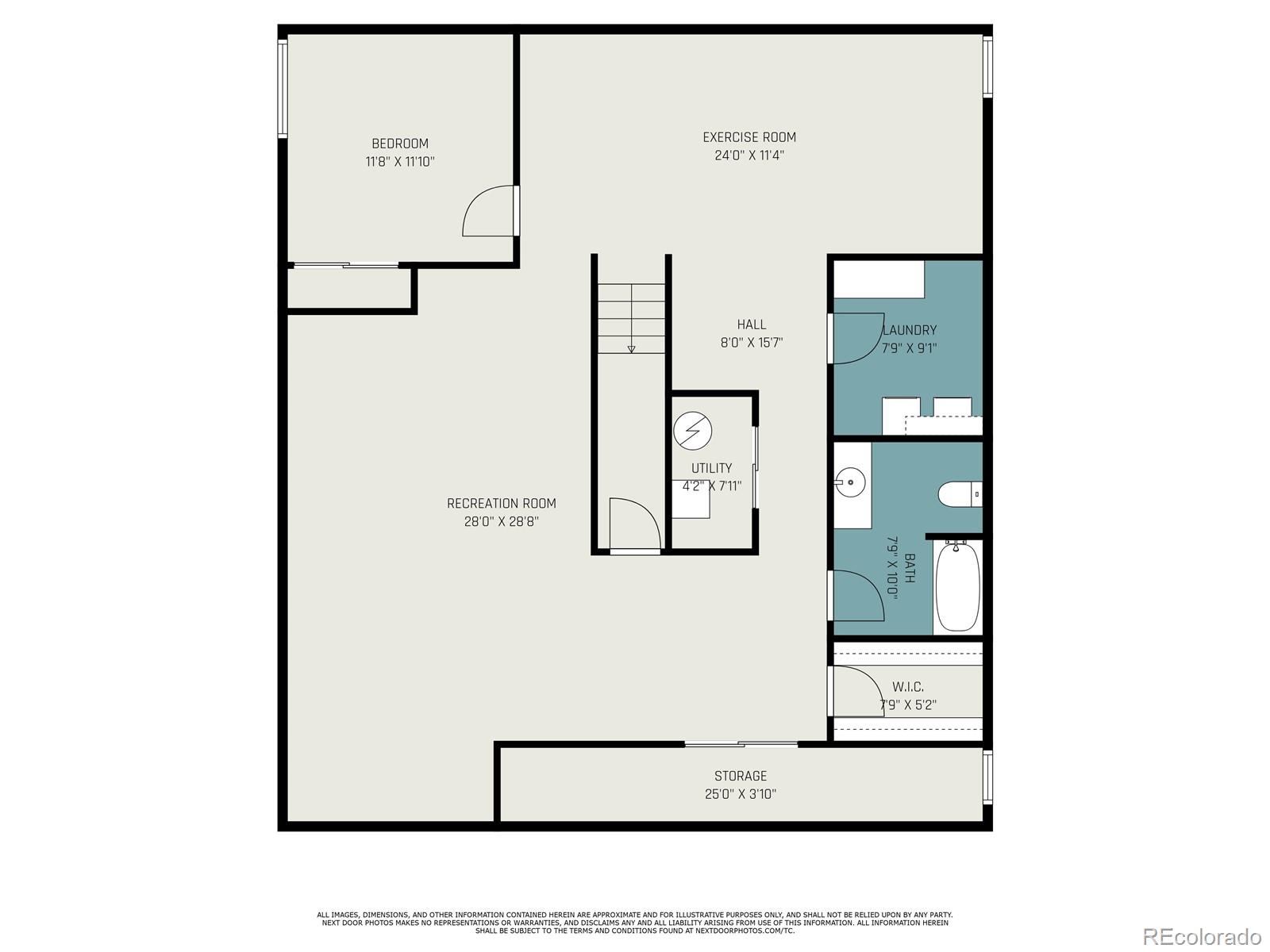 904 Fieldstone Place Highlands Ranch, CO 80126 - Photo 27 of 28 a picture of a floor plan