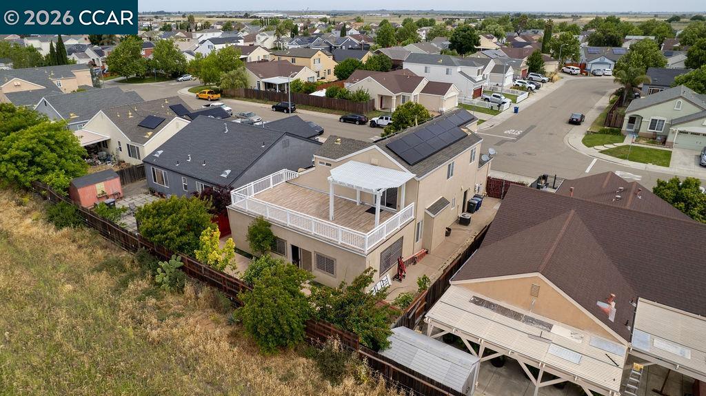 645 Anderson Way Rio Vista, CA 94571 - Photo 44 of 47 an aerial view of residential houses with outdoor space