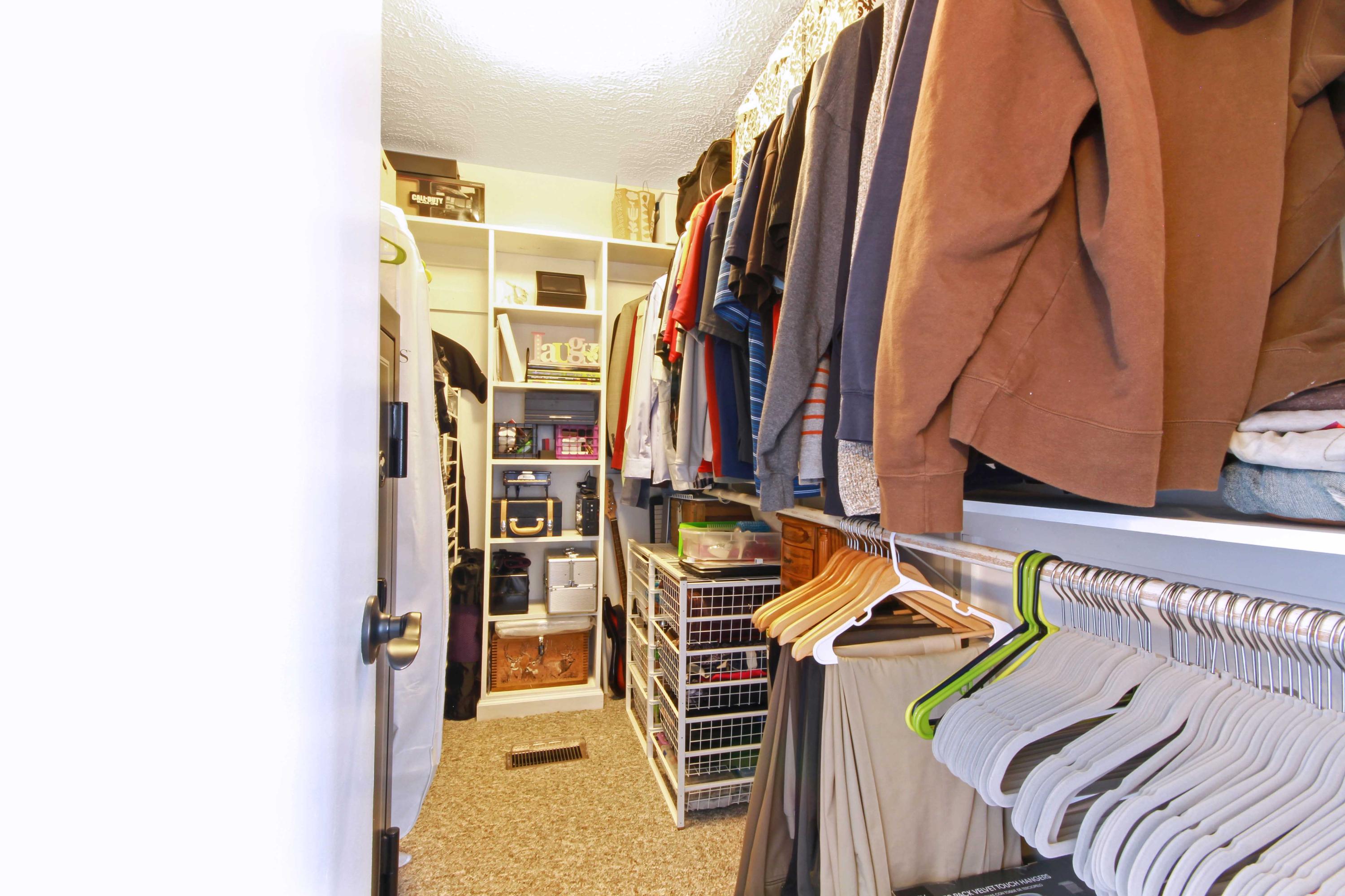 3355 Turner Branch Road Vinton, VA 24179 - Photo 17 of 58 a view of walk in closet with clothes and shoes
