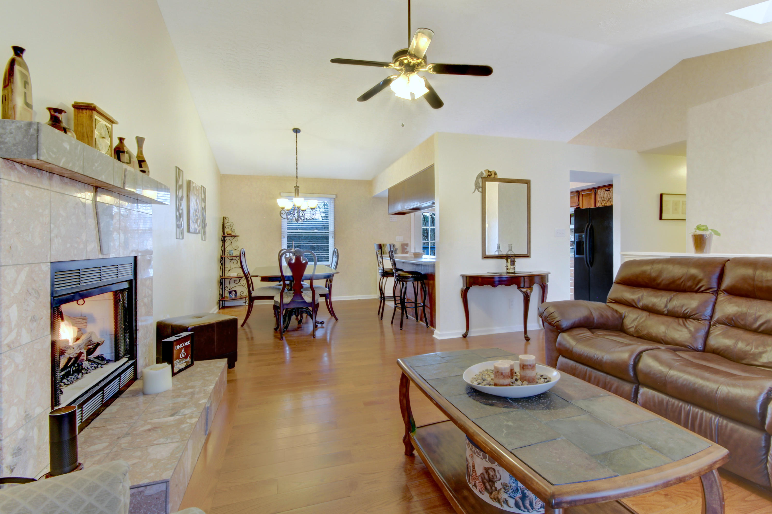 3355 Turner Branch Road Vinton, VA 24179 - Photo 3 of 58 a living room with furniture and a fireplace