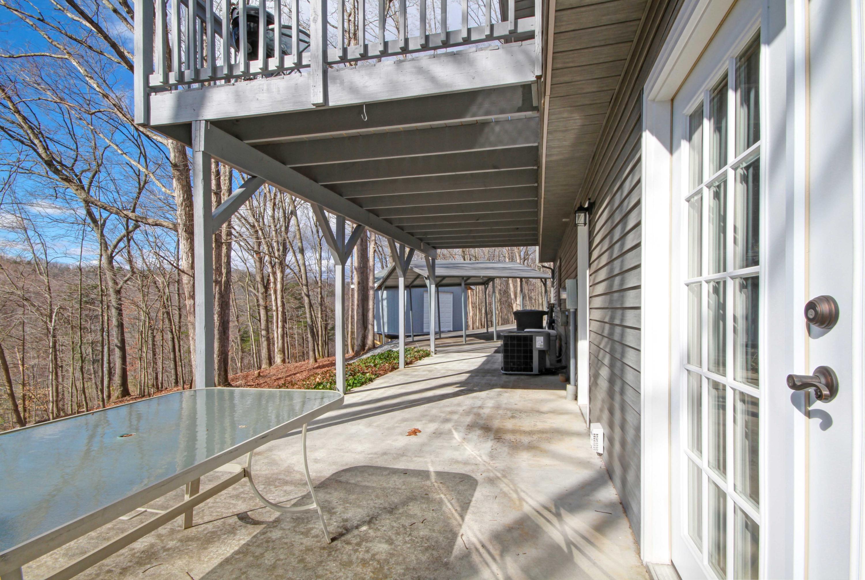 3355 Turner Branch Road Vinton, VA 24179 - Photo 46 of 58 a view of a porch with wooden floor and stairs