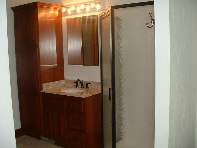 162 Cemetery Road Dayton, PA 16222 - Photo 13 of 21 Beautiful Cherry Wood in the Main Bathroom with Shower