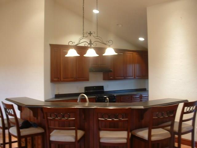 162 Cemetery Road Dayton, PA 16222 - Photo 4 of 21 Large Cherry Wood Kitchen Island with Six Bar Stool