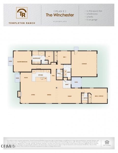 220 Waterfall Road Templeton, CA 93465 - Photo 33 of 34 CCB-TR-FP-PlanE-TheWinchester11-11-160R