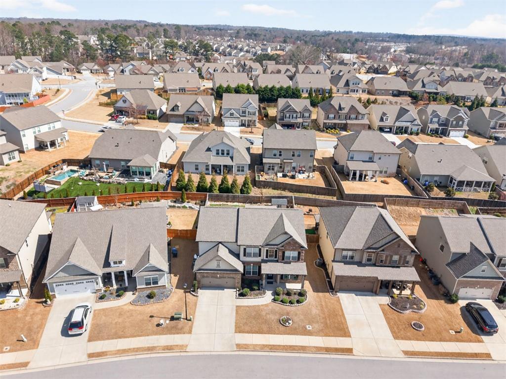 4479 Big Rock Rdg Trail Gainesville, GA 30504 - Photo 39 of 45 an aerial view of residential houses with outdoor space
