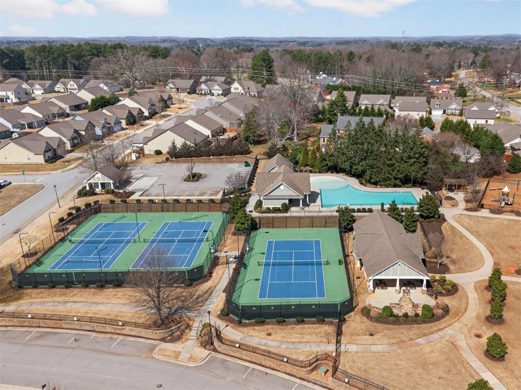 4479 Big Rock Rdg Trail Gainesville, GA 30504 - Photo 44 of 45 an aerial view of residential houses with outdoor space