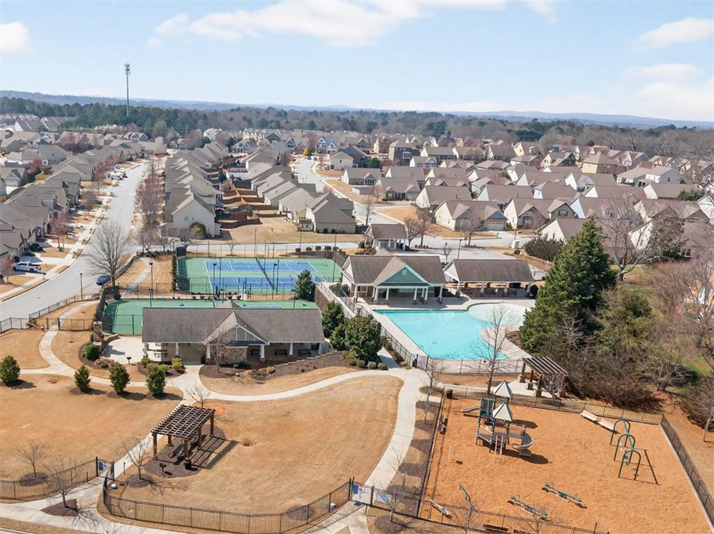 4479 Big Rock Rdg Trail Gainesville, GA 30504 - Photo 45 of 45 an aerial view of a house with a yard