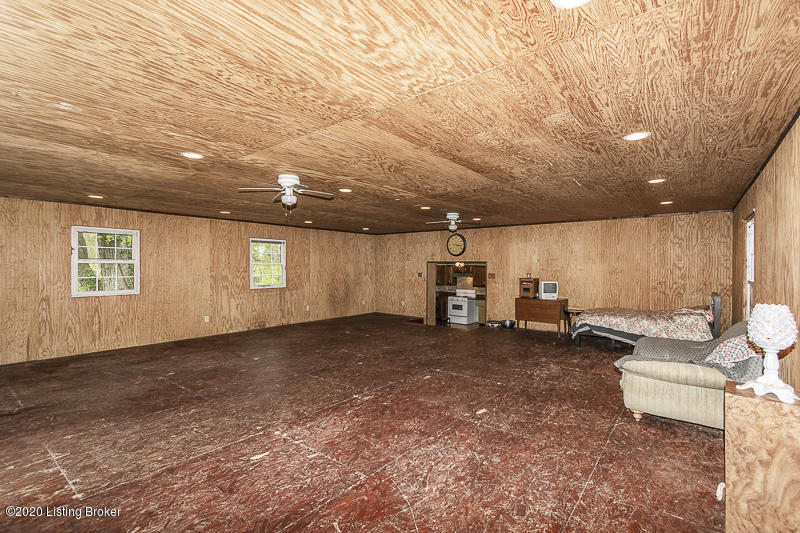 8001 Todds Point Road Crestwood, KY 40014 - Photo 16 of 23 Use your imagination, future Master Suite and Great Room, many options. Currently bead board wall and ceiling.