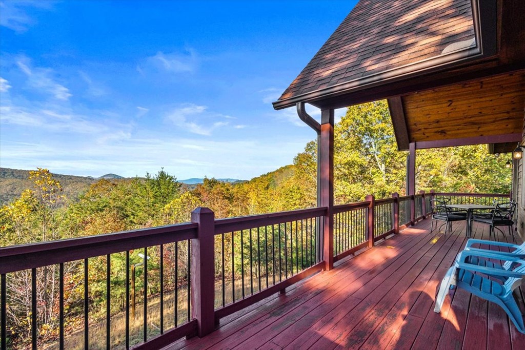 190 Regency Drive Murphy, NC 28906 - Photo 14 of 42 a view of balcony with furniture