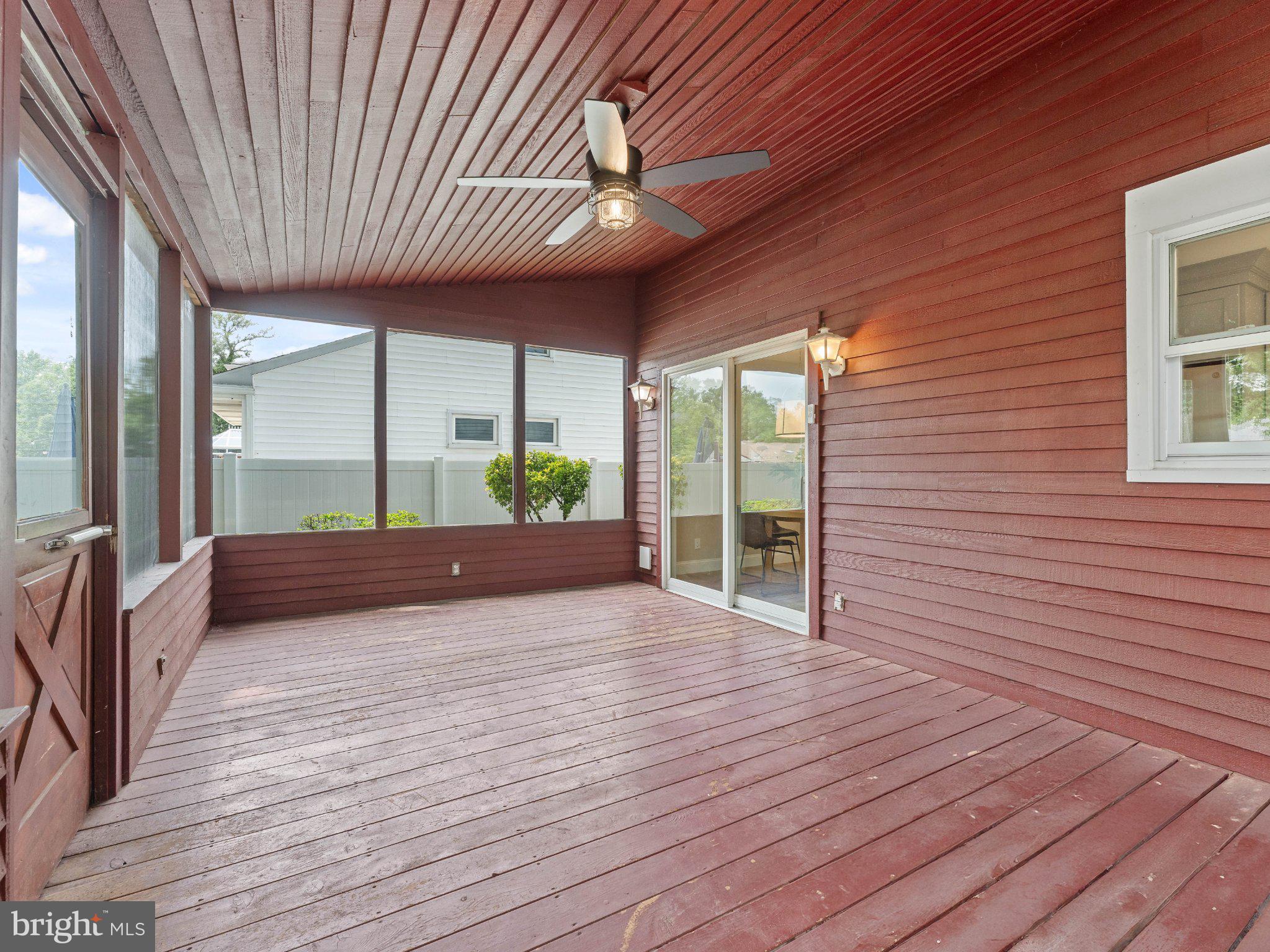 406 Yorkshire Road Cherry Hill, NJ 08034 - Photo 30 of 46 Charming screened porch for relaxation.
