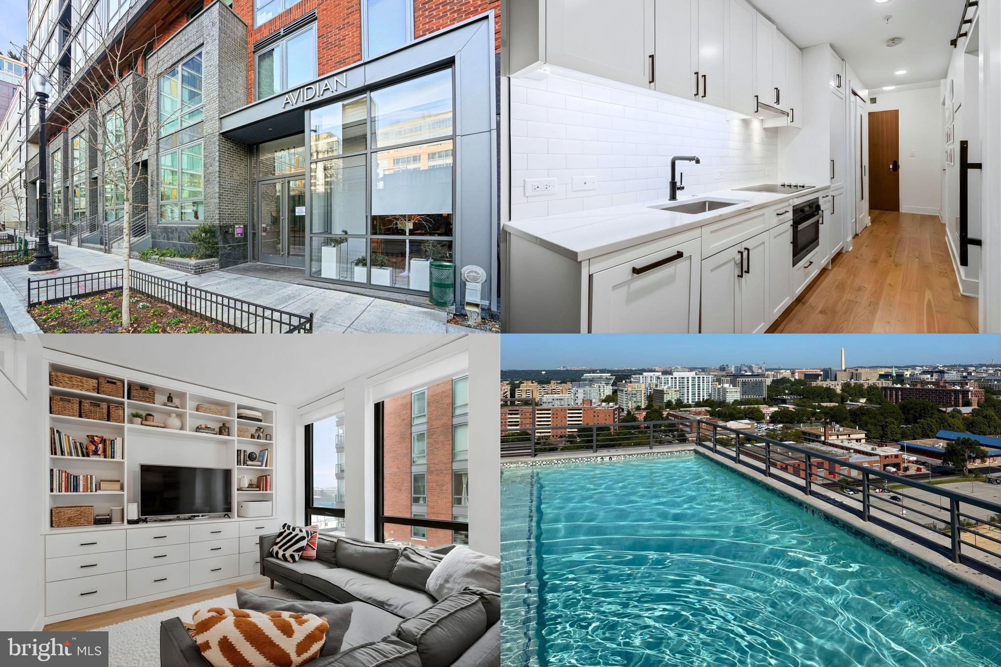 a view of a kitchen with stainless steel appliances granite countertop a stove and a sink