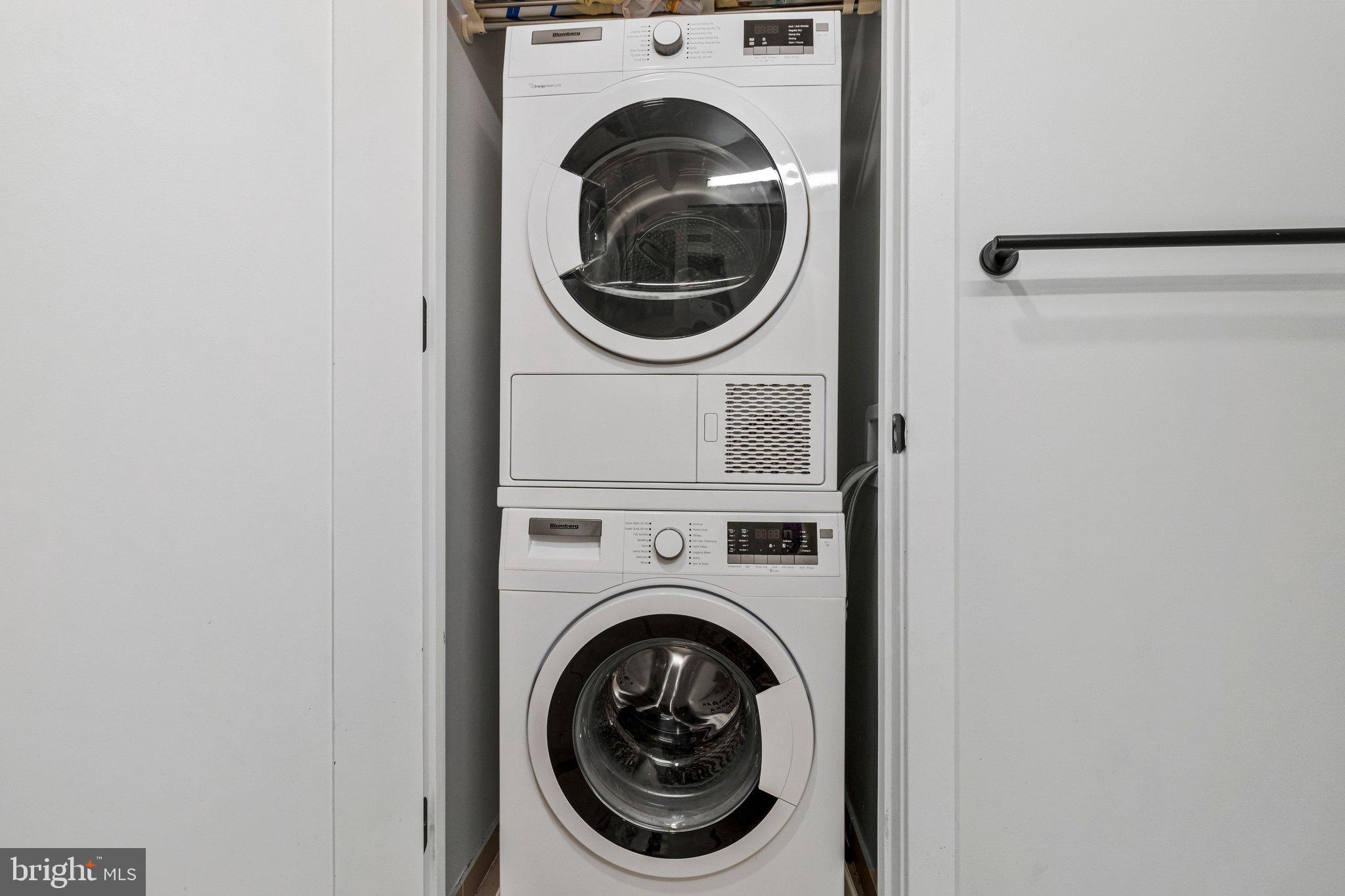 1211 Van Street Southeast, Unit 614 Washington, DC 20003 - Photo 7 of 21 a utility room with dryer and washer