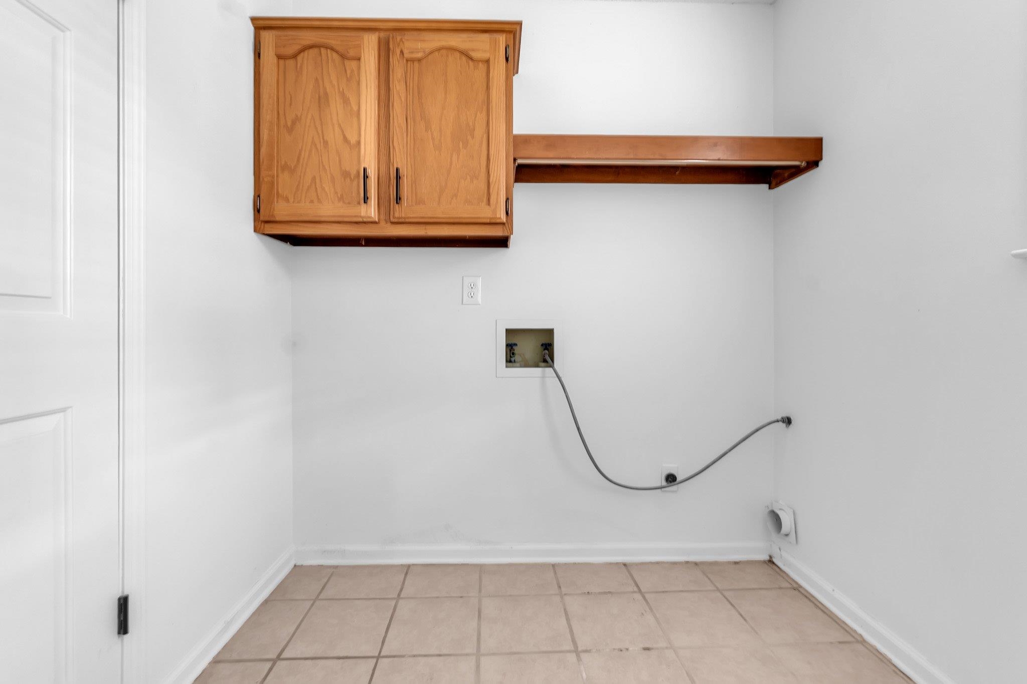 6613 Stephan Ridge Drive Bartlett, TN 38135 - Photo 12 of 24 Utility space featuring overhead wood cabinetry and a wood-finish shelf