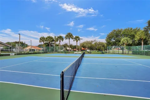 a view of a tennis court