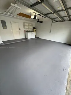 a view of a room with racks